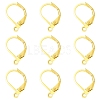 100Pcs Brass Leverback Earring Findings KK-YW0003-37G-1