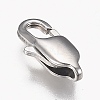 Tarnish Resistant 316 Surgical Stainless Steel Lobster Claw Clasps STAS-Z013-02A-3