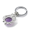 Natural Amethyst Keychain KEYC-H019-02P-04-2