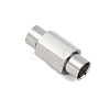Tarnish Resistant 304 Stainless Steel Magnetic Clasps with Glue-in Ends STAS-K282-01B-P-1