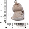 Flocky Animal Resin Pendants FIND-S001-06C-3