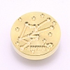 Brass Wax Sealing Stamp Head AJEW-TAC0026-01LG-02-1