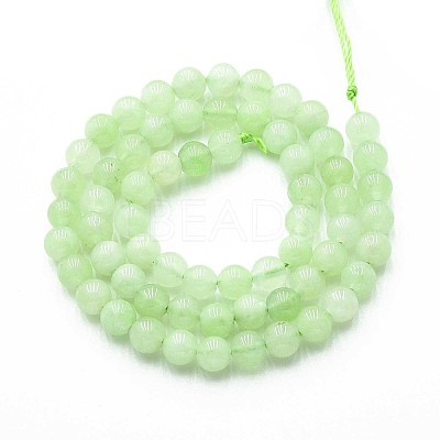 Natural Quartz Beads Strands G-N355-6mm-36-1