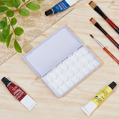 Watercolor Paints Tins Plastic Iron Box AJEW-WH0518-55-1