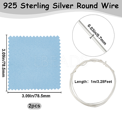925 Sterling Silver Wire FIND-BBC0002-89E-1