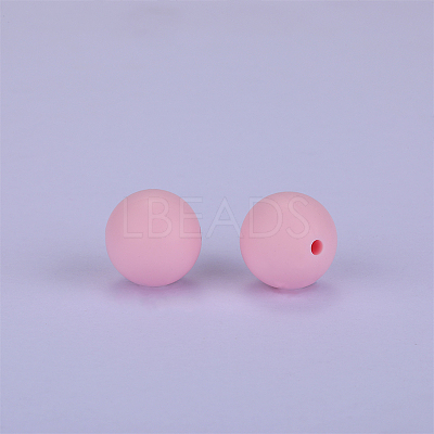 Round Silicone Focal Beads SI-JX0046A-87-1