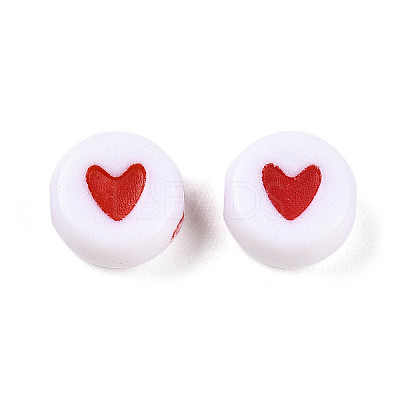 Opaque Acrylic Beads ACRP-T004-02A-1
