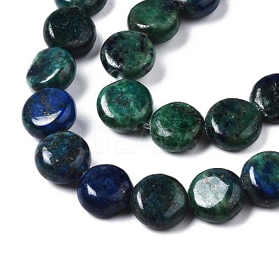 Natural Chrysocolla and Lapis Lazuli Beads Strands X-G-N330-032B-01-1