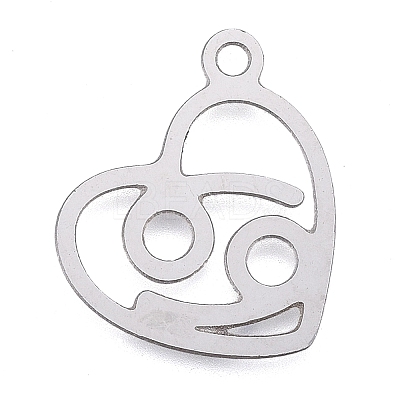 Non-Tarnish 304 Stainless Steel Pendants LS-STAS-M228-A01-01P-1