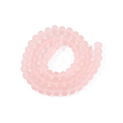 Transparent Glass Beads Strands EGLA-A044-T8mm-MD22-1