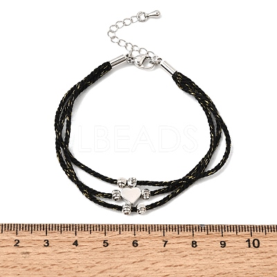 Polyester Multi-Strand Bracelets FB-CBA983F-02P-05-1