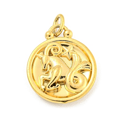 304 Stainless Steel Pendants Rhinestone Settings LS-STAS-O009-01J-G-1