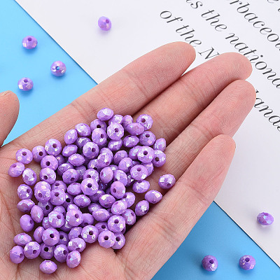 Opaque Acrylic Beads LS-MACR-Q239-018C-06-1