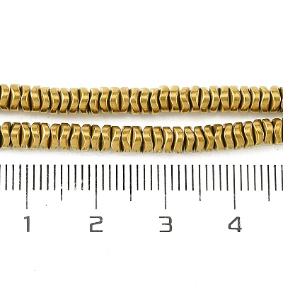 Electroplated Synthetic Non-Magnetic Hematite Beads Strands G-H020-M01-02-1