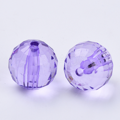 Transparent Acrylic Beads TACR-Q254-10mm-V50-1