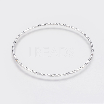 Brass Buddhist Bangles BJEW-F299-04S-1
