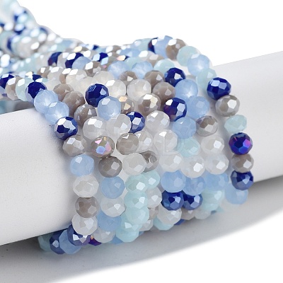 Glass Beads Strands EGLA-A034-M4mm-40-1