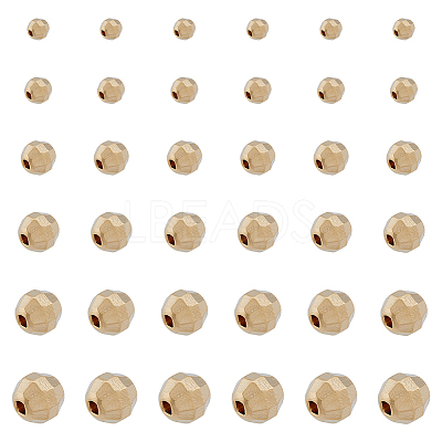 120Pcs 6 Styles Brass Spacer Beads KK-DC0003-63-1