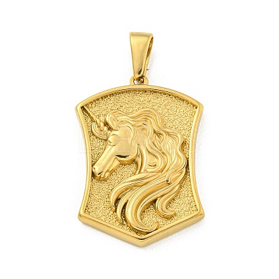 Ion Plating(IP) 304 Stainless Steel Pendants STAS-R231-14A-G-1
