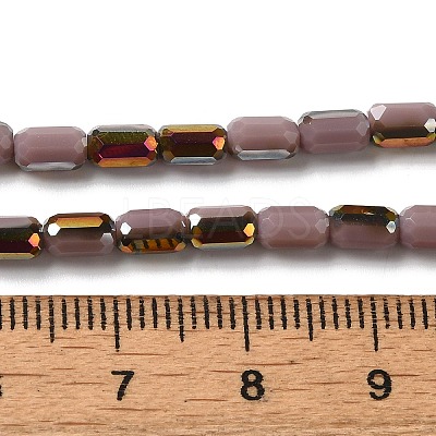 Electroplate Glass Beads Strands EGLA-D031-01-12-1