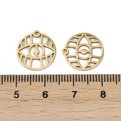 201 Stainless Steel Pendants LS-STAS-U052-02C-G-1