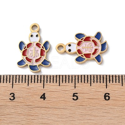Ion Plating(IP) 304 Stainless Steel Pendants LS-STAS-C083-07G-02-1