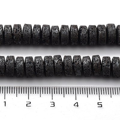 Natural Lava Rock Beads Strands G-H303-C09-1