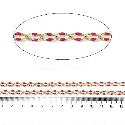 Ion Plating(IP) 304 Stainless Steel Dapped Chains AJEW-Q150-09G-06-1
