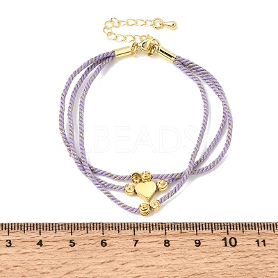 Polyester Multi-Strand Bracelets FB-CBA983F-02G-04-1