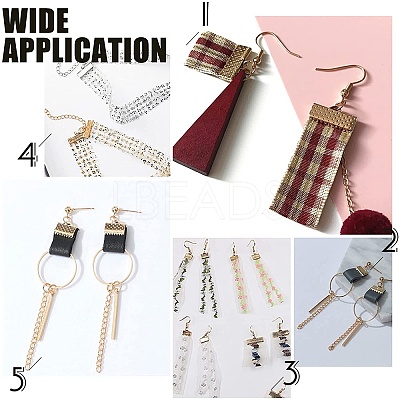 Iron Ribbon Crimp Ends IFIN-YW0001-13S-LF-1