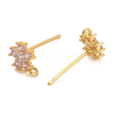 925 Sterling Silver Ear Stud Findings STER-F058-01G-03-1