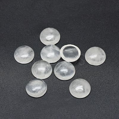 Natural Quartz Crystal Cabochons G-G788-D-10-1