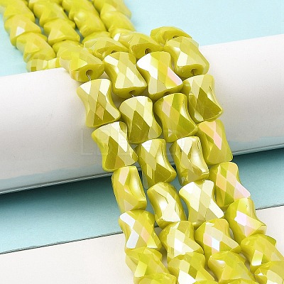AB Color Plate Glass Beads Strands EGLA-P051-06A-B-1
