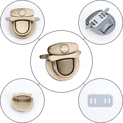 8 Sets 8 Styles Alloy Mortise Lock FIND-WR0001-33-1