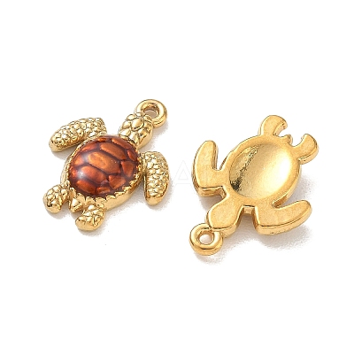 304 Stainless Steel Enamel Pendants STAS-L316-23G-07-1
