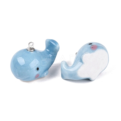 Handmade Porcelain Pendants PORC-N013-17B-1
