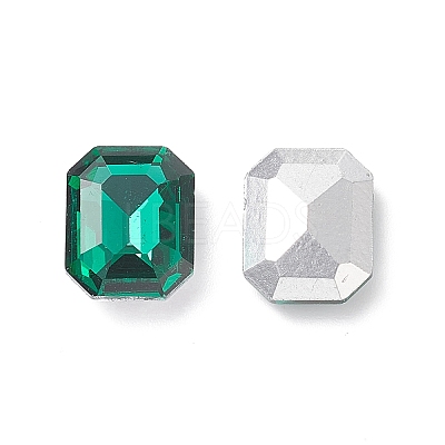Pointed Back Glass Rhinestone Cabochons RGLA-T079-8x10mm-15-1
