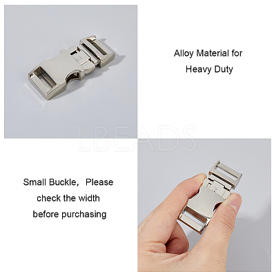 4Pcs Alloy Side Release Buckles FIND-FH0008-70-1