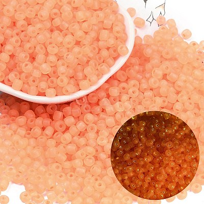 6/0 Luminous Glass Seed Beads SEED-NH0001-01D-1