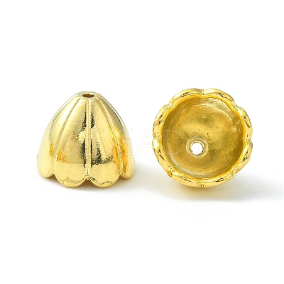 Tibetan Style Alloy Bead Caps TIBE-5211-G-LF-1