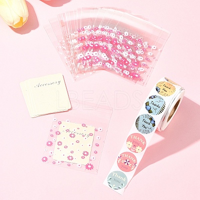 200Pcs Earring Displays Cards CDIS-FS0001-16-1