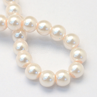 Baking Paint Glass Pearl Bead Strands HY-Q003-3mm-41-1