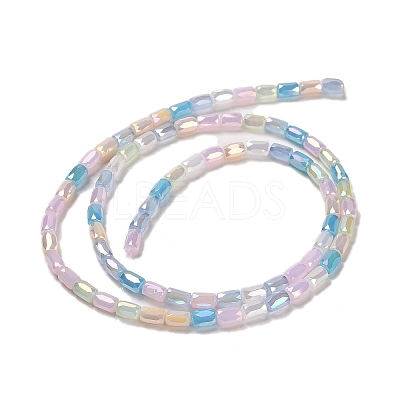 Electroplate Glass Beads Strands EGLA-D030-08J-1
