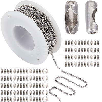 10M 304 Stainless Steel Ball Chains CHS-SC0001-04A-1