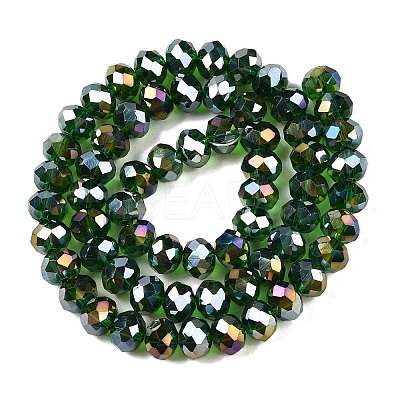 Electroplate Glass Beads Strands LS-EGLA-A044-T8mm-B24-1