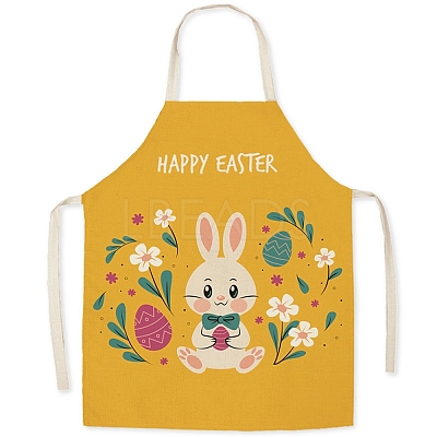 Cute Easter Egg Pattern Polyester Sleeveless Apron PW-WG98916-19-1