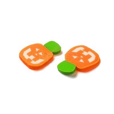 Halloween Handmade Polymer Clay Cabochons X-CLAY-F005-01-1