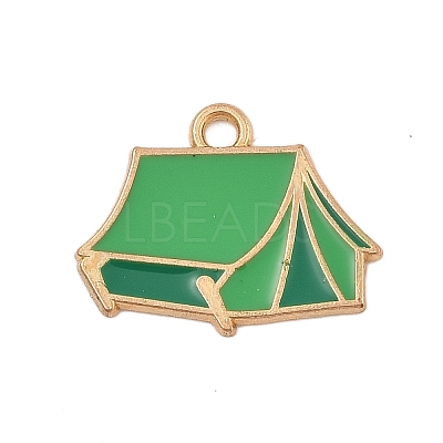 Camping Equipment Series Alloy Enamel Pendants FIND-Z064-04B-1