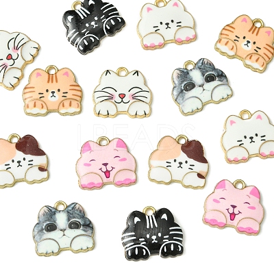 14Pcs 7 Colors Alloy Pendants FIND-FS0003-01-1