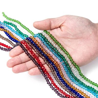 Glass Beads Strands EGLA-X0007-01A-6mm-1